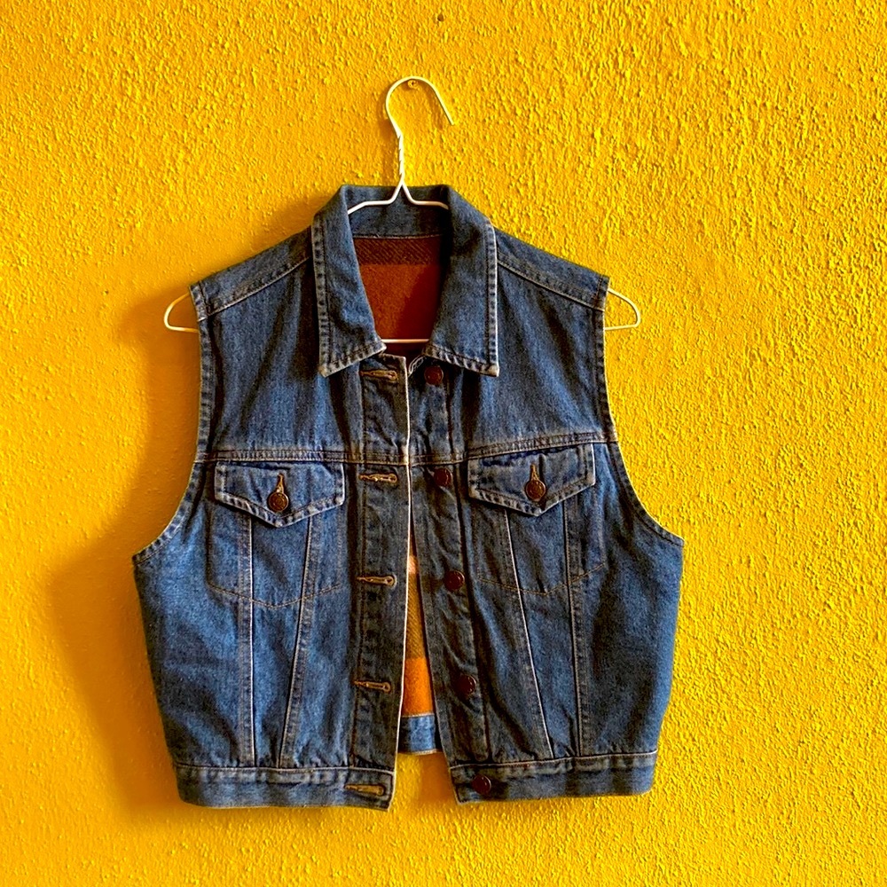 Vintage Armani Jeans Denim Vest